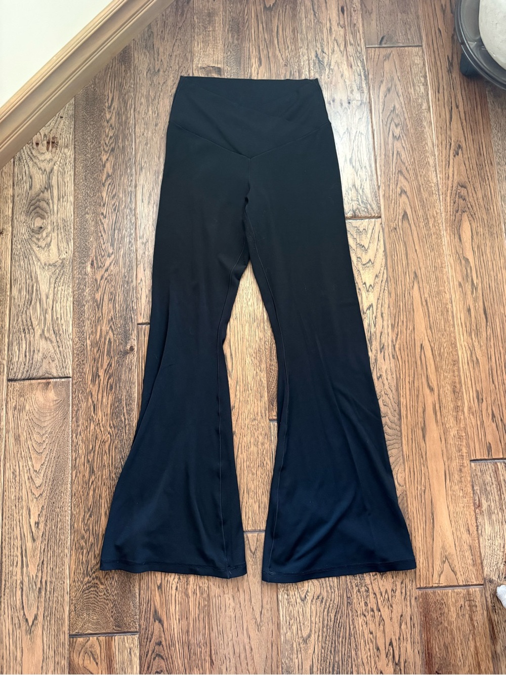 aerie offline Black High-Rise Flared Yoga Pants